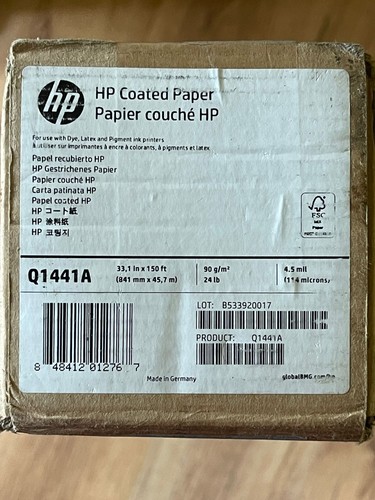 Coated paper roll 841mm - paper,