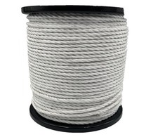 6MM WHITE ELECTRIC POLY ROPE -