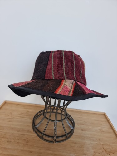 Vintage patchwork bucket hat - vintage,