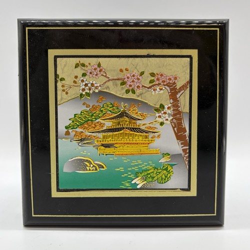 Vintage japanese black lacquer - japanese,