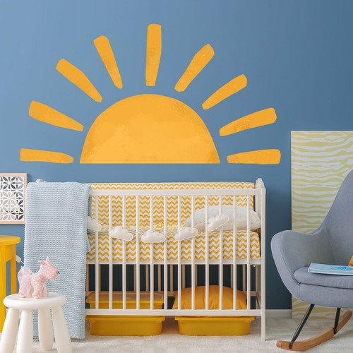 Sun wall sticker decor - sun,