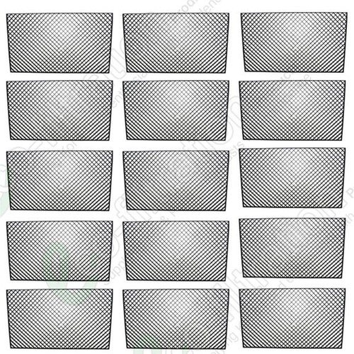 Diamond cut filter grids - 15,