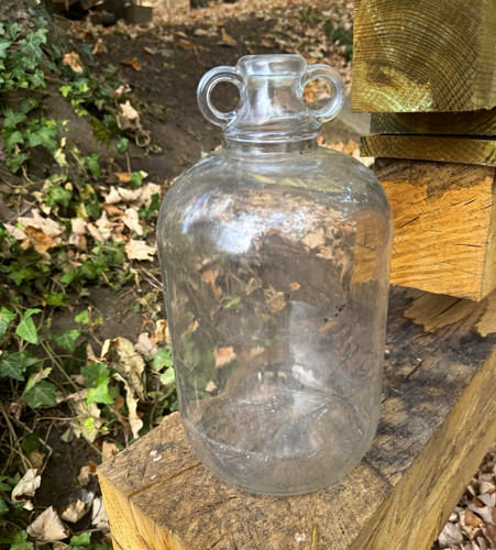Clear glass jug demijohn - clear, jug/demijohn