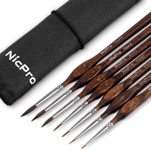 Nicpro 7pcs kolinsky - 7pcs,