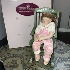 The Ashton Drake Galleries “Victorian Story Time “ Porcelain Doll Rocking Chair