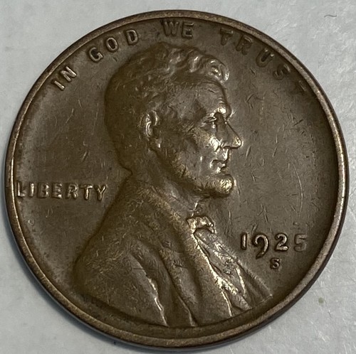1925 lincoln wheat cent - lincoln,