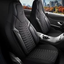 Car Seat Covers Suitable for Eura Mobil Camper Caravan In Black 1053P003