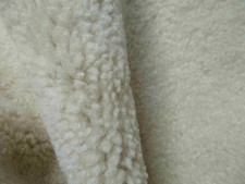 Off White Short Curly