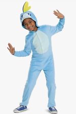 Pokemon Sobble Larmeleon Hooded Jumpsuit Classic Costume for Kids Sz 7/8 New NIP