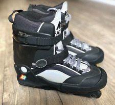 K2 FATTY Aggressive Inline Skates Black 55mm size US 10.5 EUR 44 Vintage Rare