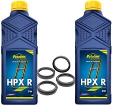 PUTOLINE HPX R 5w OIL 2 LITRES & FORK SEAL KIT YAMAHA YZF250 YZF450 2006 - 2023