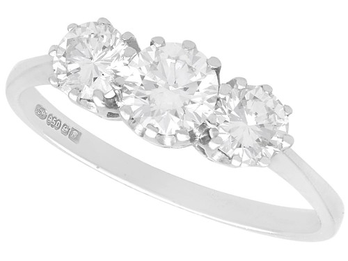 62ct diamond and - 1.62ct, palladium