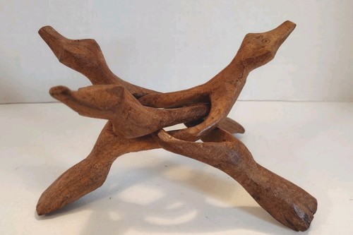 Vintage mcm hand - hand, wood