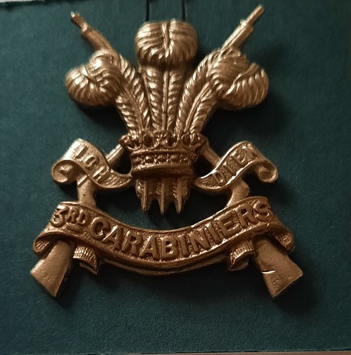 Cap badge 3rd carabiniers - cap,