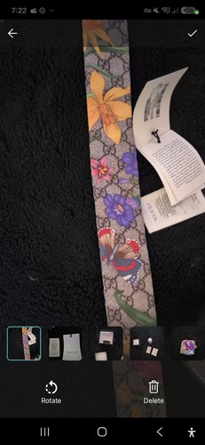 Authentic gucci silk scarf - silk,