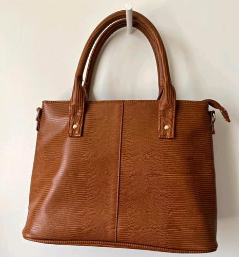 Women brown solid faux leather - women,