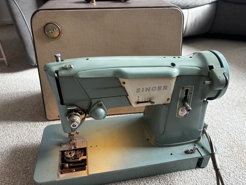 Singer 327k vintage green - vintage,