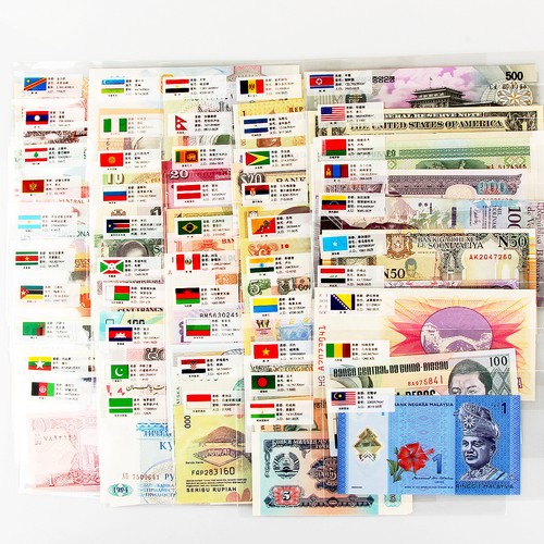 Lots 100x different real paper - different,