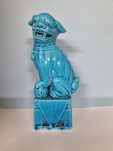 Vintage blue ground glaze - blue,