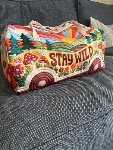 Camper style travel duffle - camper,