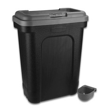 Grey Pet Food Storage Space