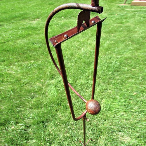 Metal owl wind spinner - owl,