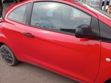 FORD KA 2013 3DR HATCH FRONT DOOR O/S DRIVERS SIDE / RIGHT HAND SIDE RED H2