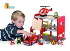 Viga Fire Station Playset with