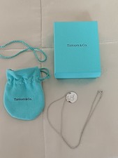 Genuine Tiffany 'S' Letter  Sterling Silver 925 Necklace with Original Pouch/Box