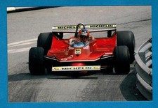 F1 Postcard - Ferrari T5: Gilles Villeneuve: Monte Carlo '80: Niccolini of Italy