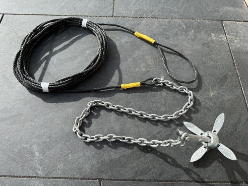 7kg grapnel anchor kit 3ft - 0.7kg,
