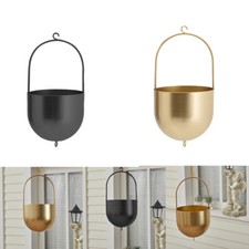 Black/Gold hanging Baskets For