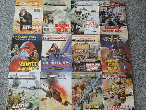 Commando comics job - commando, bundle