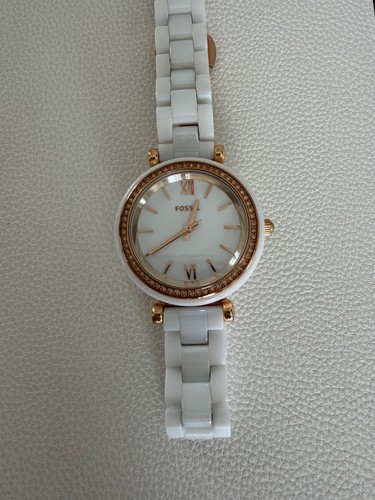 Ceramic white fossil ladies - ceramic,