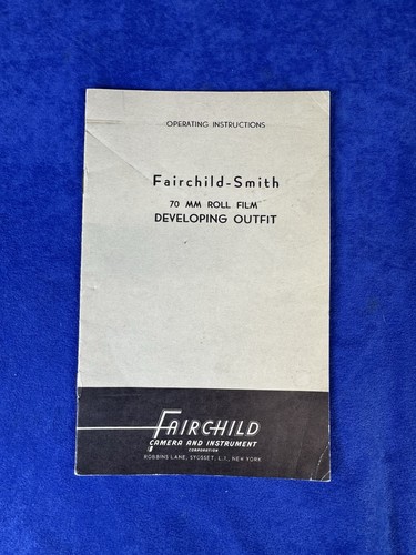 Fairchild smith 70mm roll film - fairchild,