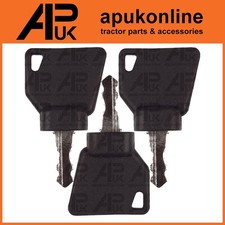 3x Ignition Switch Key for JCB