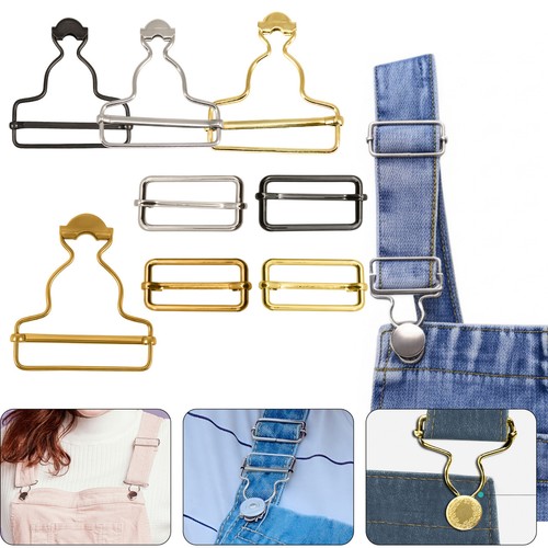 Metal suspender clips dungaree - suspender,
