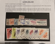 Lundy Island MINT (MNH +MH)