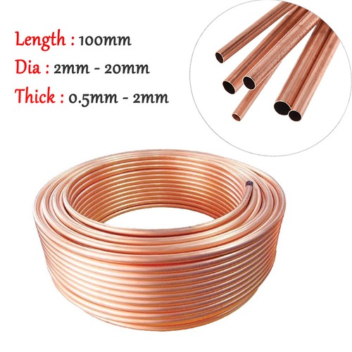 Pure copper tube pipe - 99.9%,