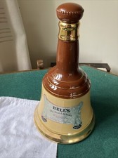 WADE Vintage Bells Old Scotch Whisky Hand Bell Decanter 26 2/3 Fluid Oz Empty
