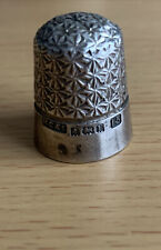 Vintage 925 Silver Thimble “Royal Spa” Henry Griffith& Sons/ Full Hallmarks