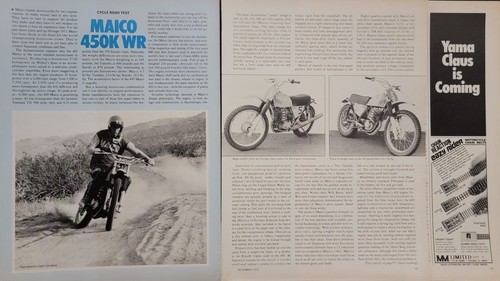 1973 maico 450k page - wr, 6
