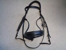 Albion KB Competition 30mm Crank Snaffle Bridle xfull size black