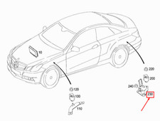 MERCEDES-BENZ E Coupe C207 Acceleration Sensor Bracket A2075452340 NEW GENUINE