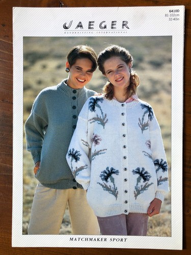 Jaeger 6410d knitting pattern - jaeger,