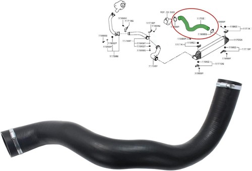 Turbo intercooler hose - hose, pipe