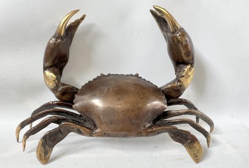 Large mud crab solid - mud, brass