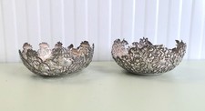 PAIR OF ANTIQUE CHINESE SILVER