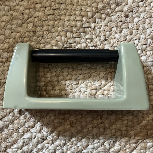 Sage green gloss ceramic wall - green,