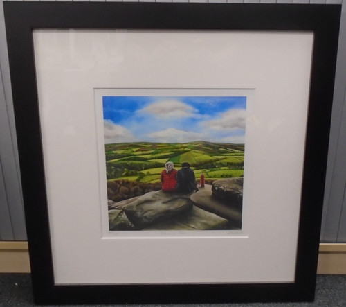 Framed giclee print - framed,